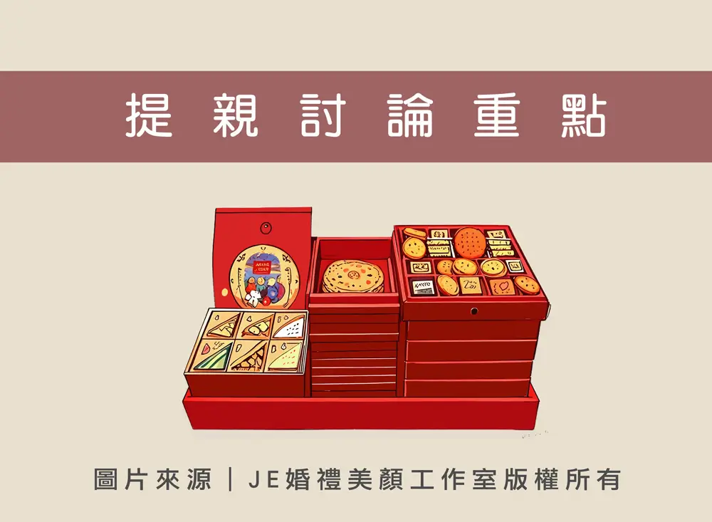婚禮籌備 - 提親討論重點